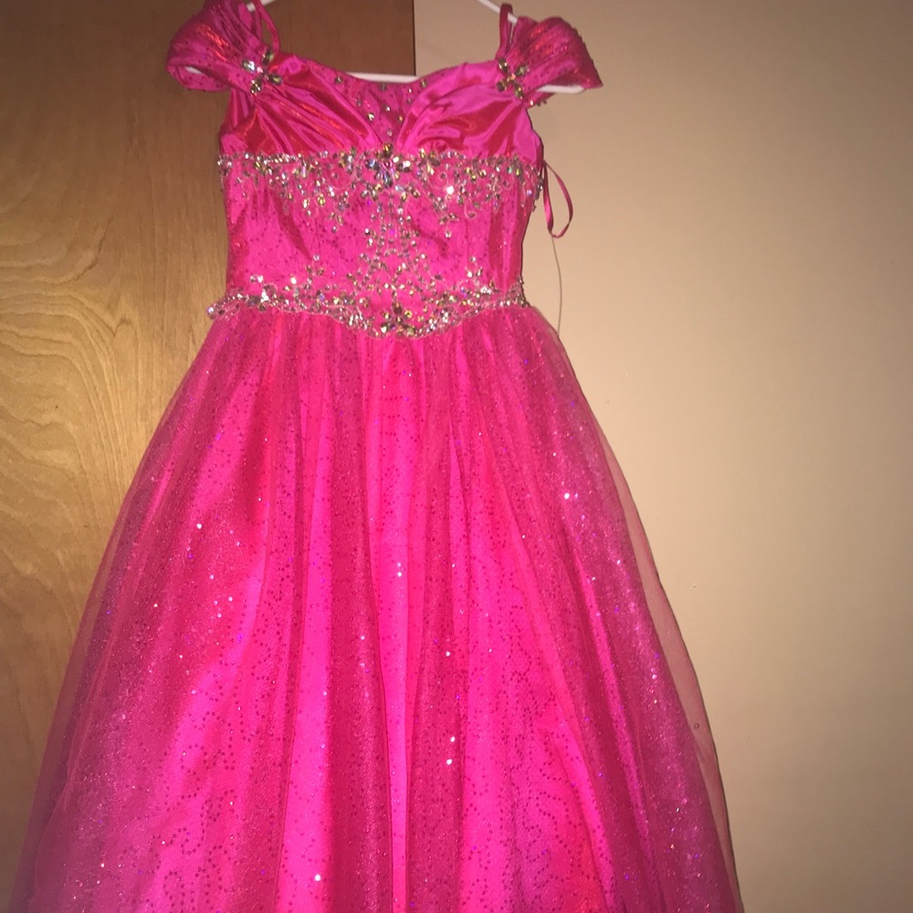 Girls pageant dress